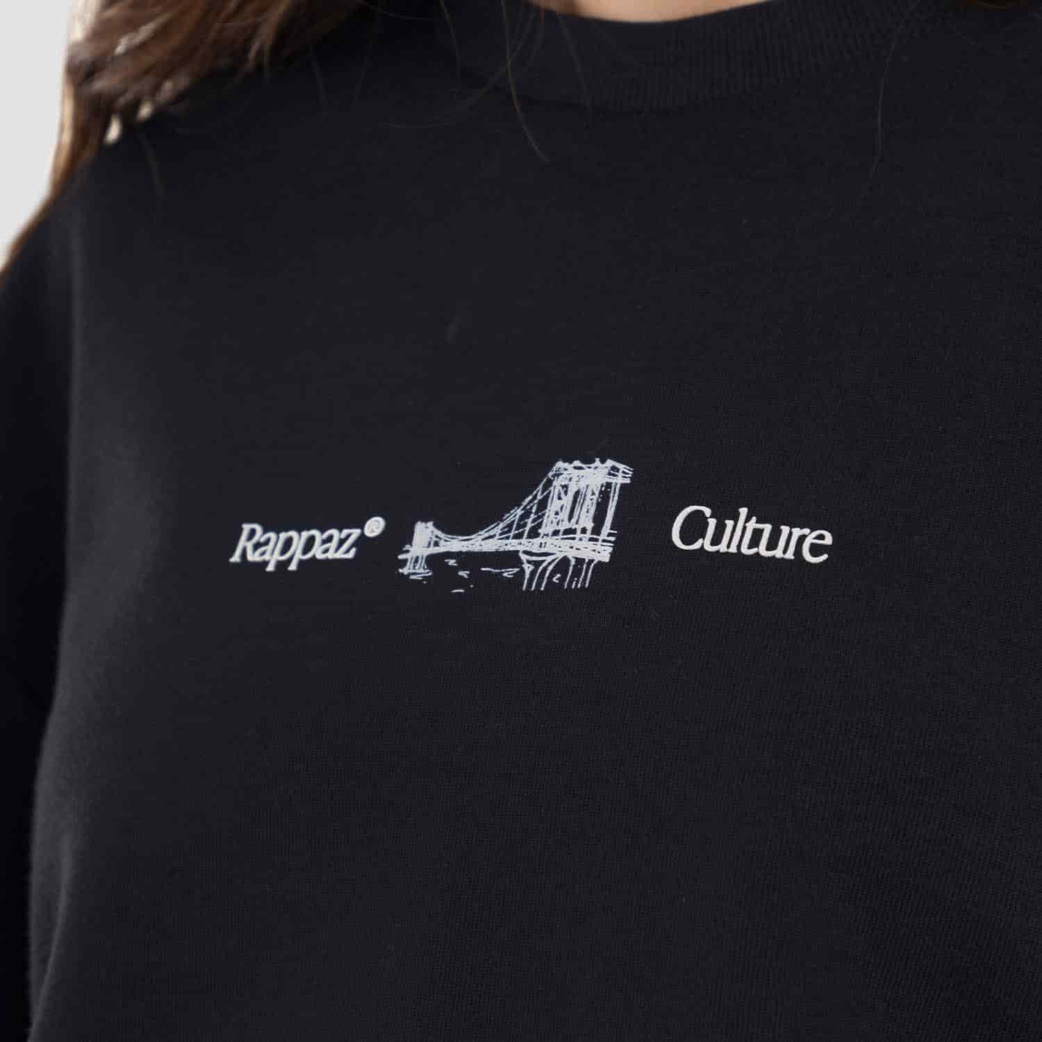 Boxy Fit Tee Brooklyn Bridge Negro - miniatura 3