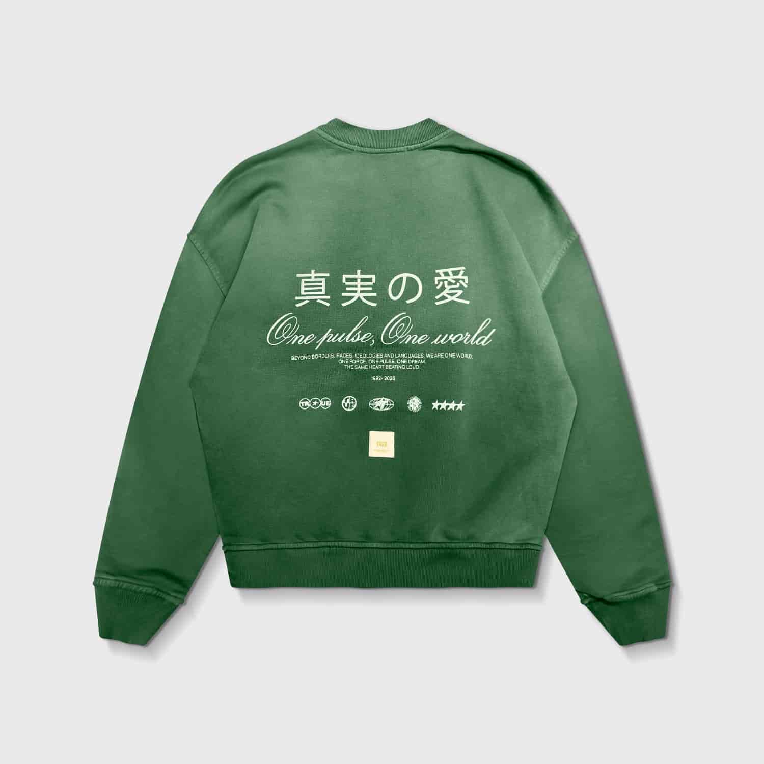 One Pulse Crewneck - Gradient Green - miniatura 4