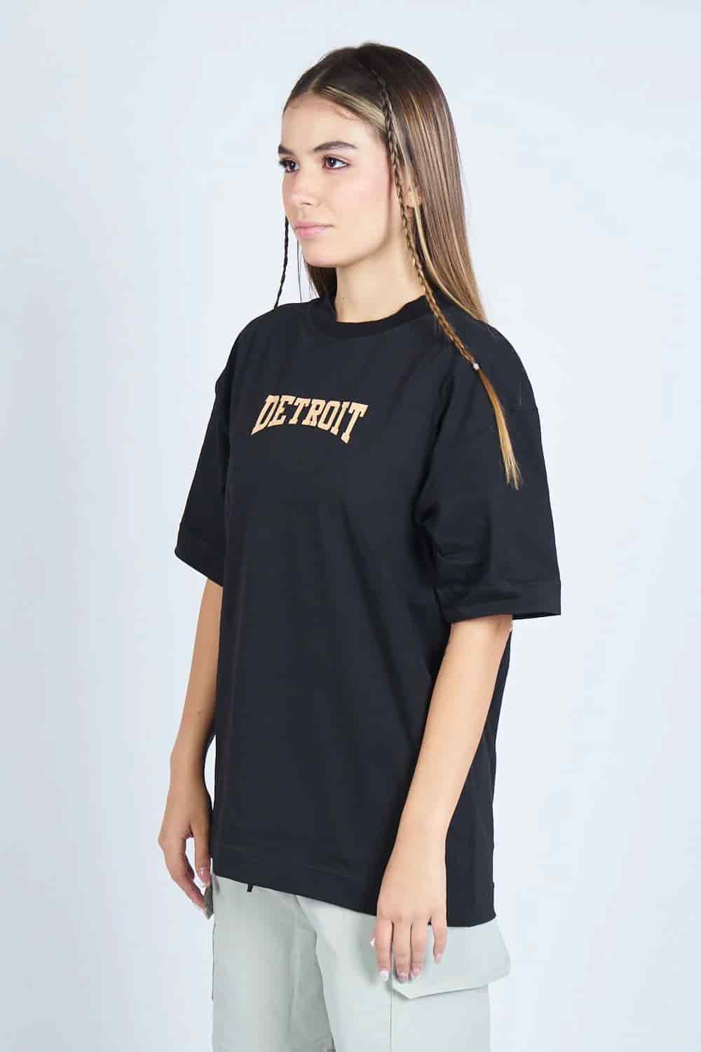 Camiseta oversize DETROIT NEGRO | DROP 03 | - miniatura 6
