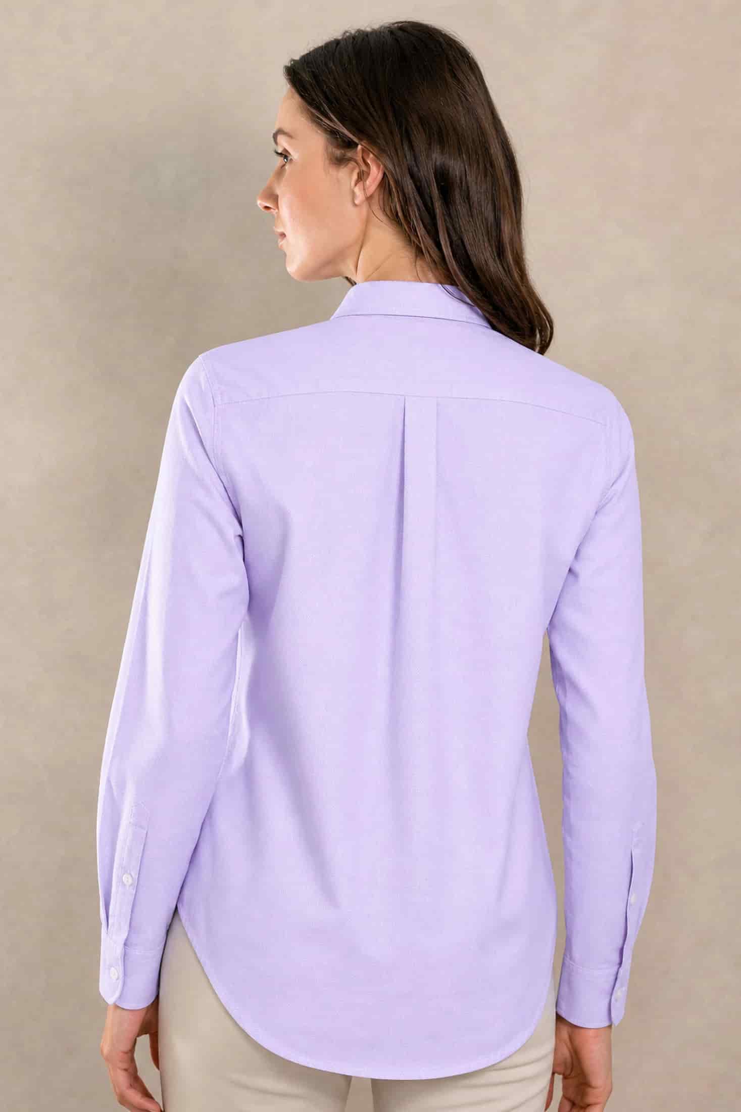 Camisa Antimanchas Oxford de Mujer Light Lavander - miniatura 3