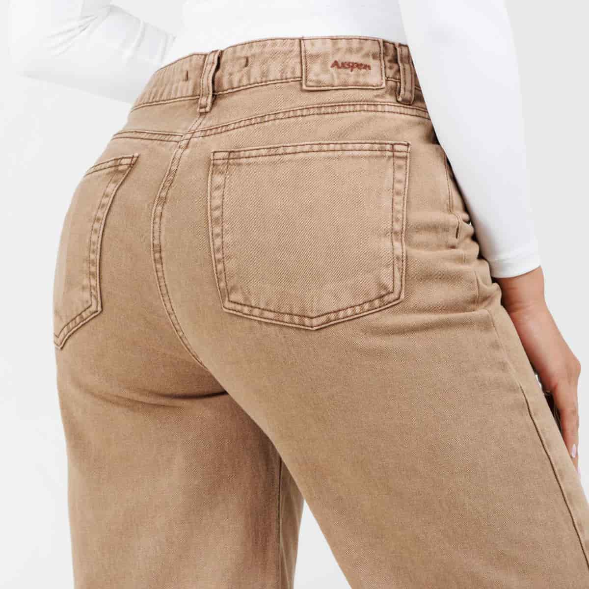 Jean Wide Leg Camel Ax-3013 Rigido - miniatura 5