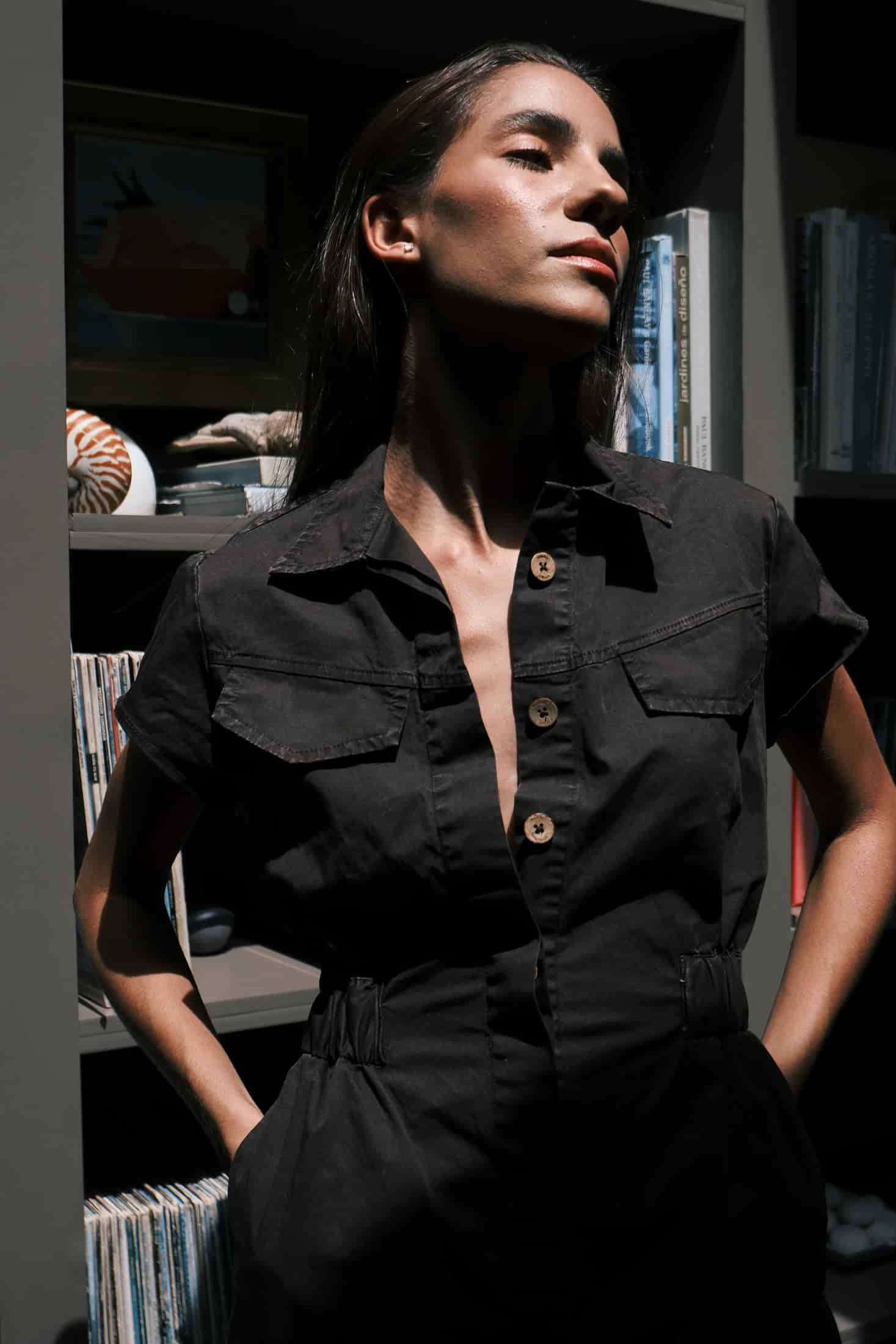 Organic Cotton Cargo Jumpsuit - miniatura 9