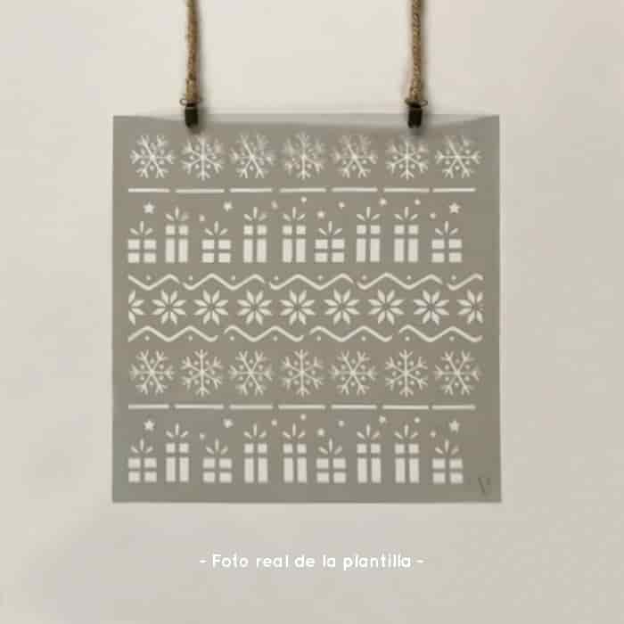 Plantillas para pintar, Vamarú Stencils, Colección Holiday 48x48cm, 1und - miniatura 3