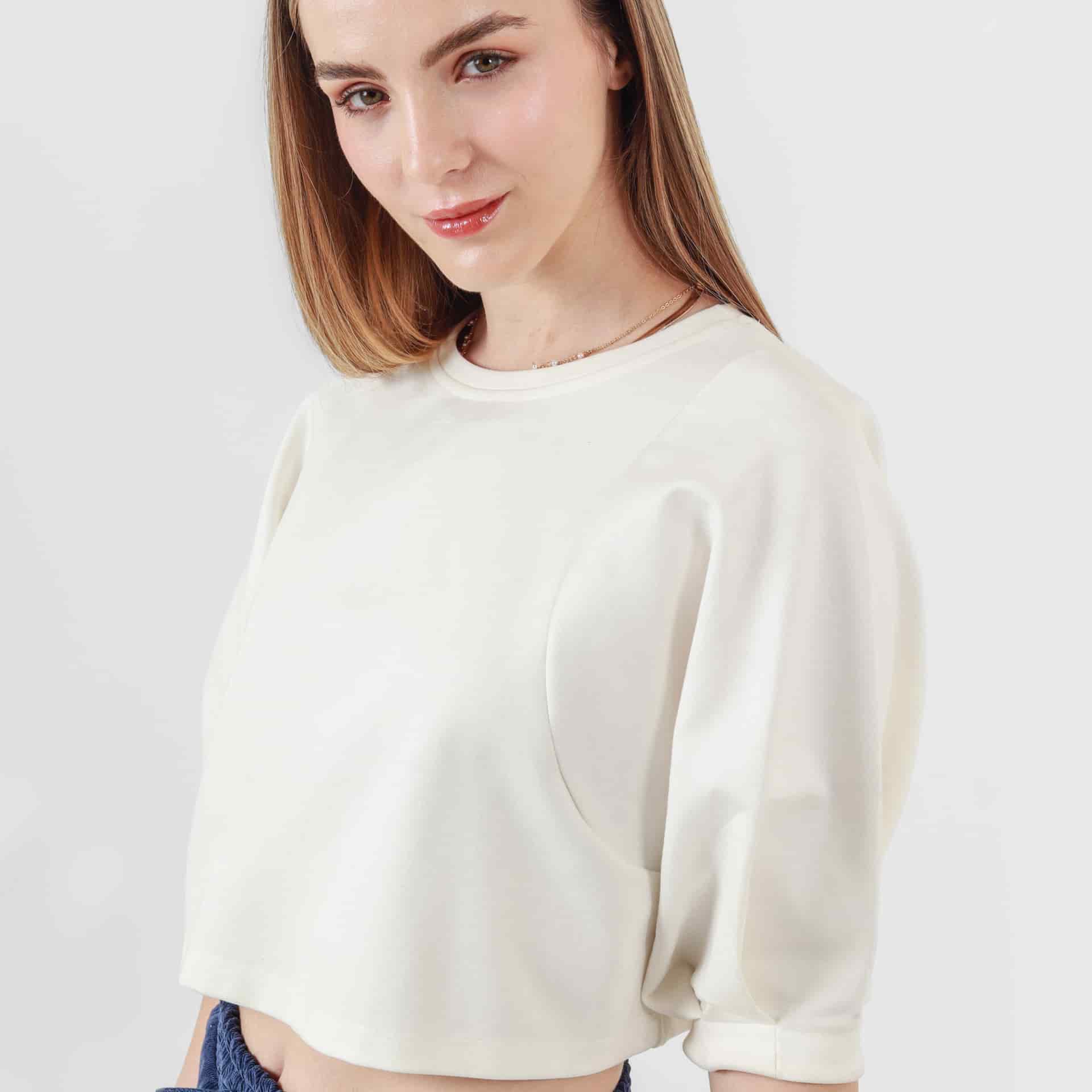 Camiseta Crop Manga 3Cuartos - miniatura 4