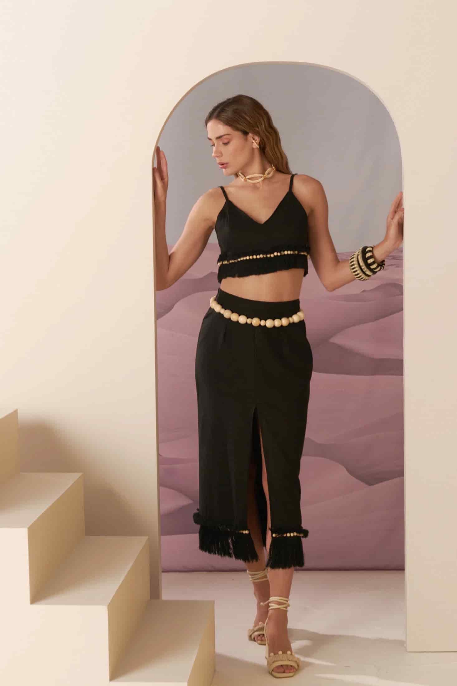 Malik Skirt Midi - miniatura 2