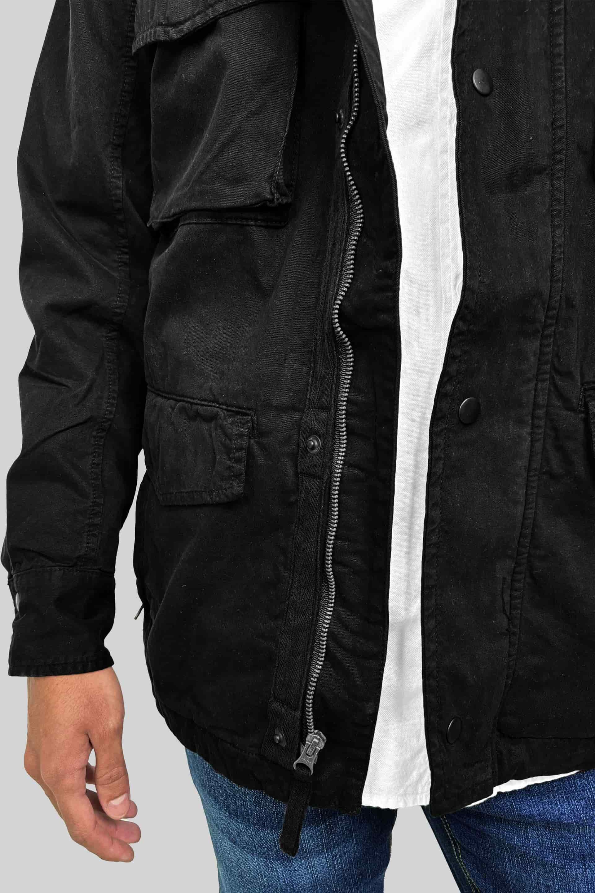CHAQUETA HUNTER NEGRA - miniatura 3