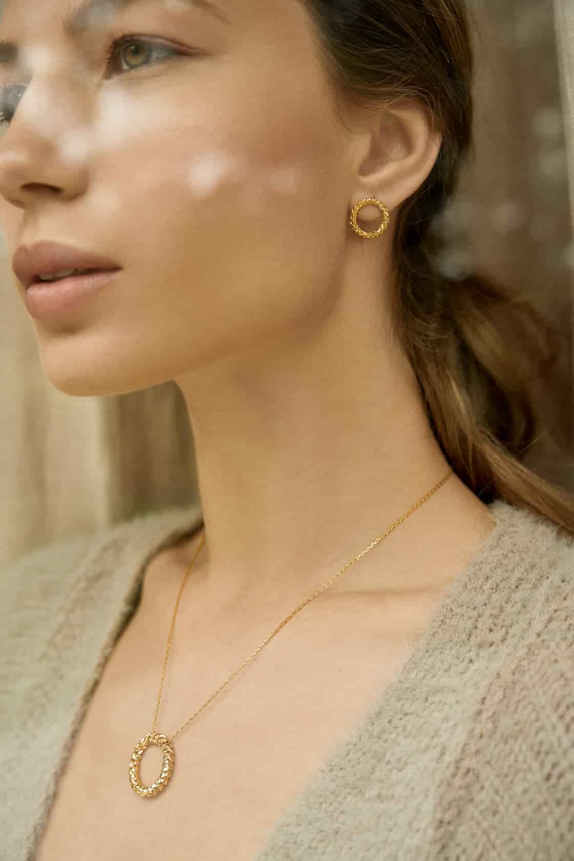 ARAUCARIA CIRCLE NECKLACE - miniatura 4