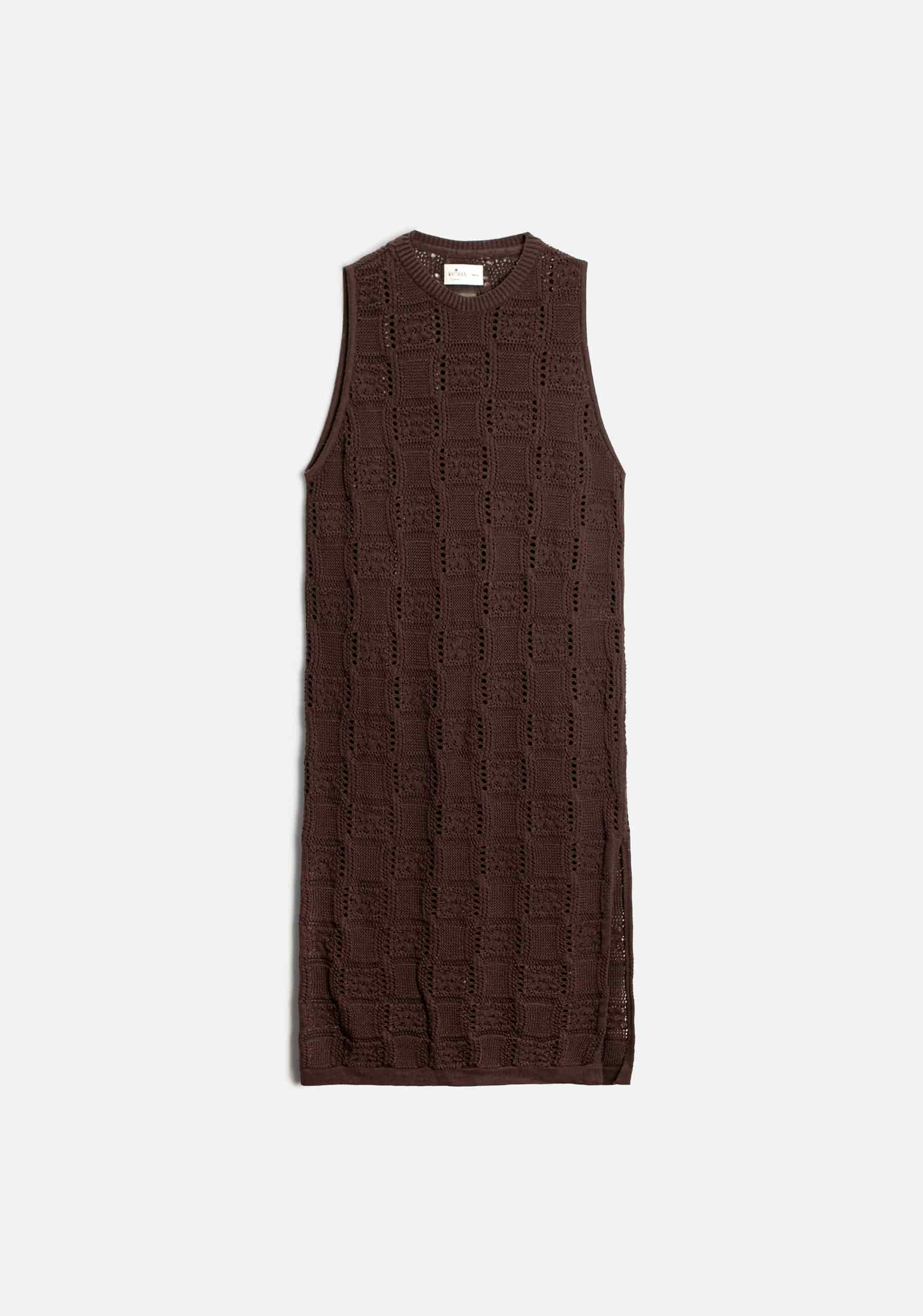 Vestido M Aura Café - miniatura 1