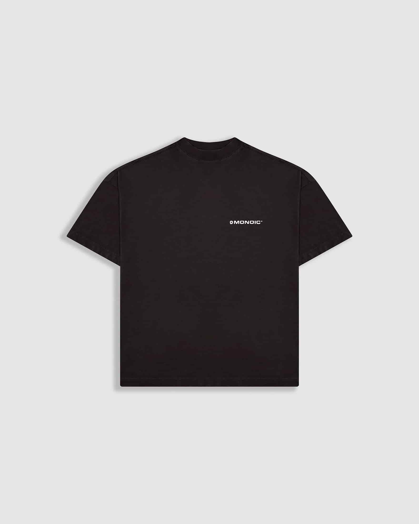 Camiseta Boxy Fit Básica V4 - Café Chocolate - miniatura 1
