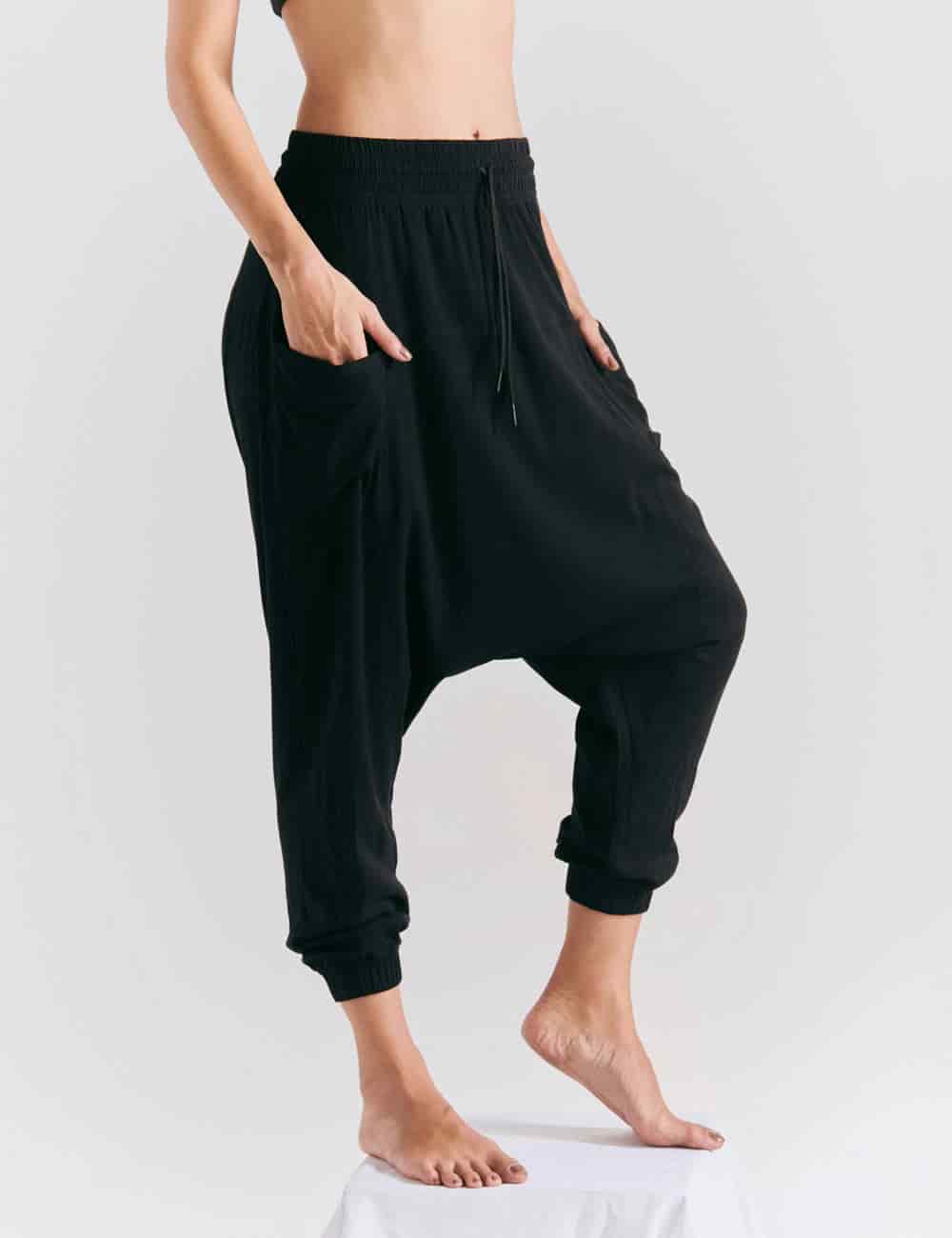Pantalón Aladino negro mujer - miniatura 3