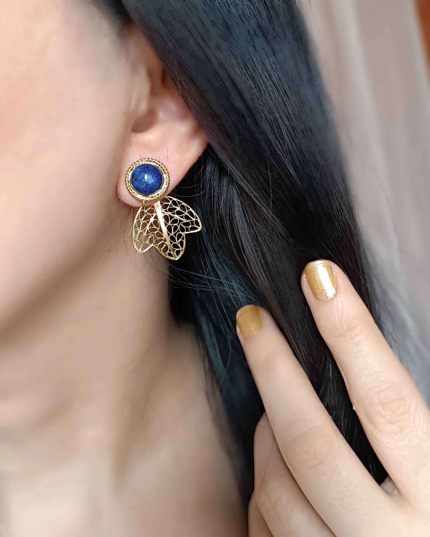 Aretes filigrana  multifuncionales Belisa - miniatura 4