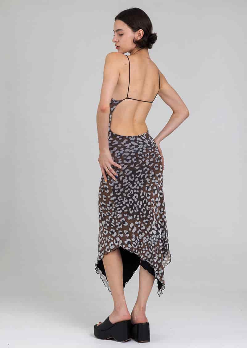 SNELL LEOPARD DRESS - miniatura 6