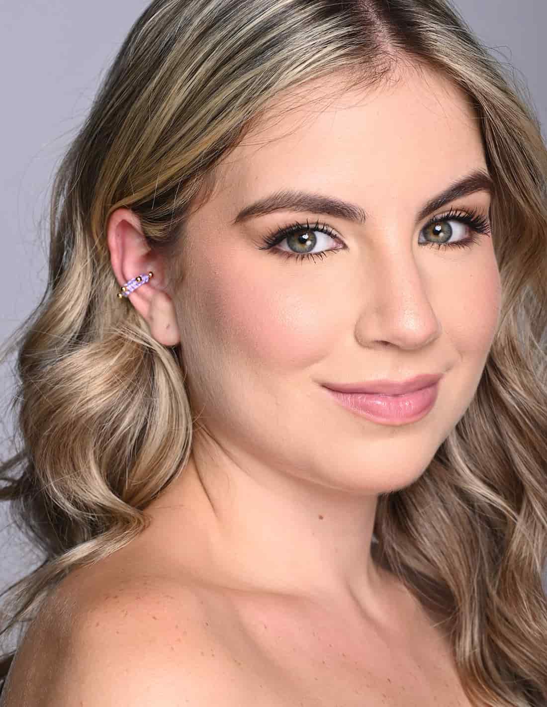 Ear Cuff Luna Lunera Lilac - miniatura 1