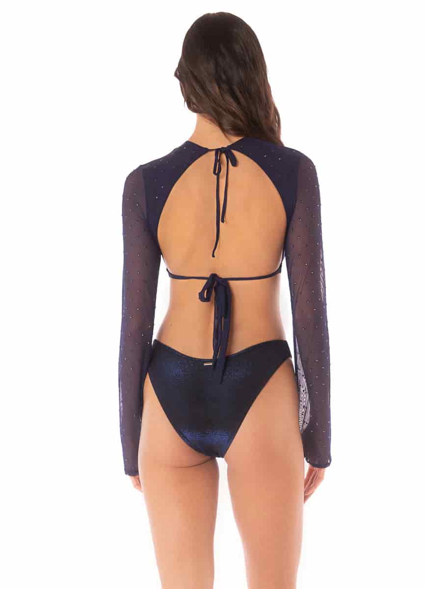 Maaji Midnight Blue Nate Crop Top - miniatura 2