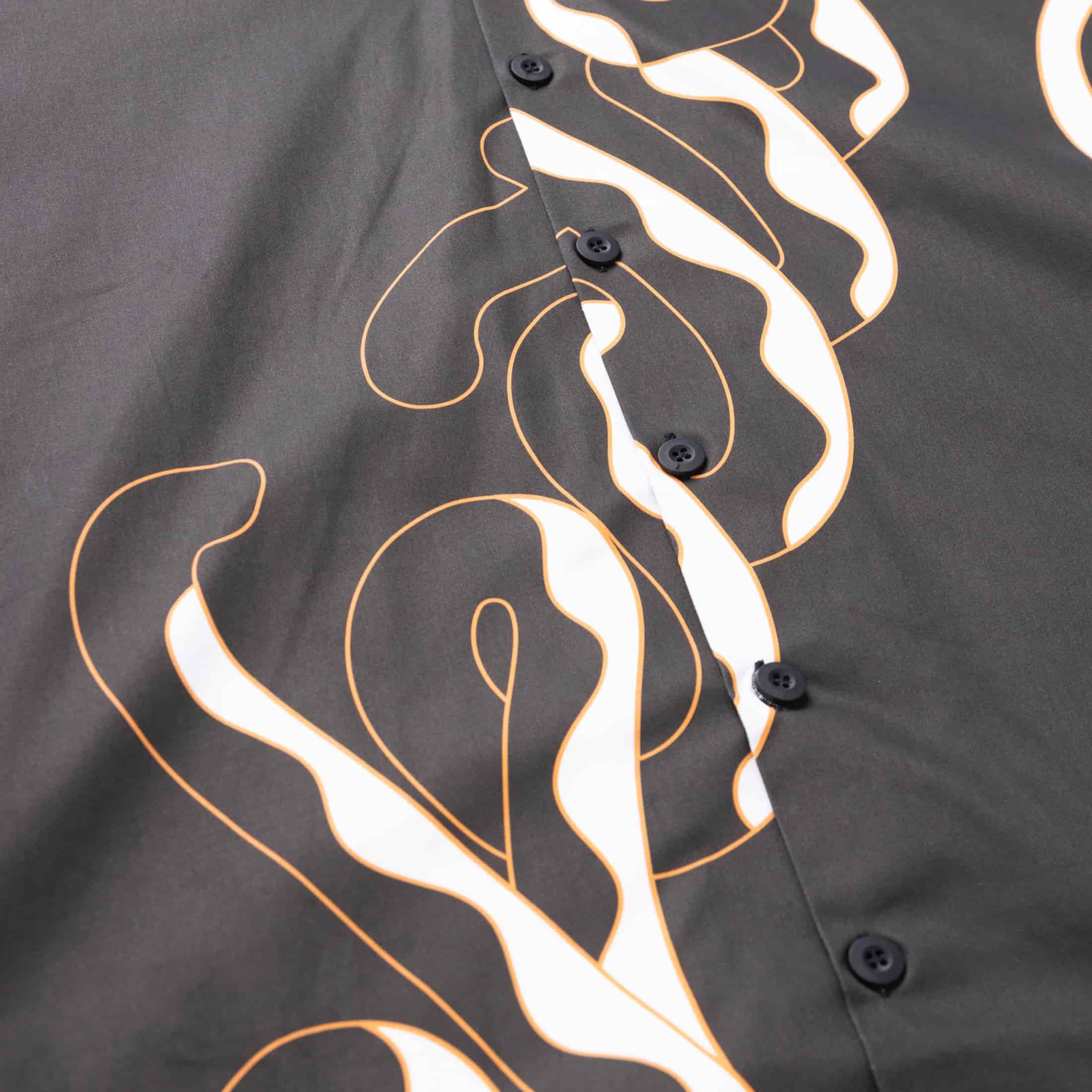 CAMISA EFECTO SNAKES NEGRA - miniatura 4