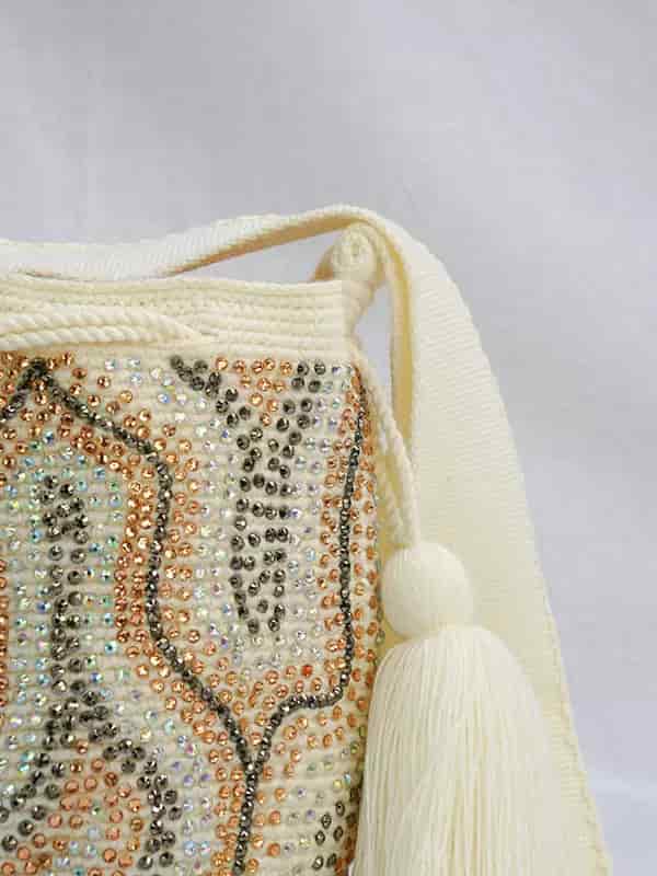 Mochila Diseño En Pedrería Medianas - miniatura 5