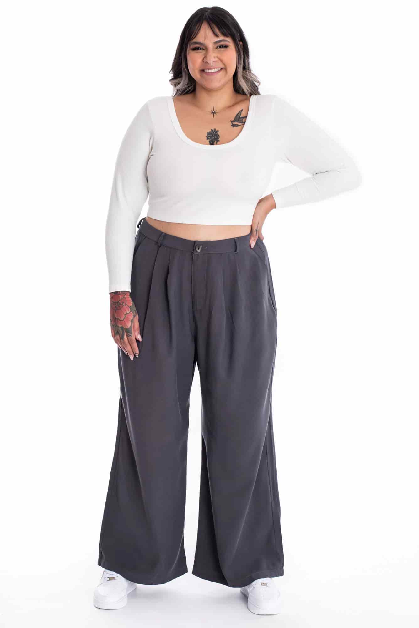 Pantalón Larisa Gris - miniatura 9