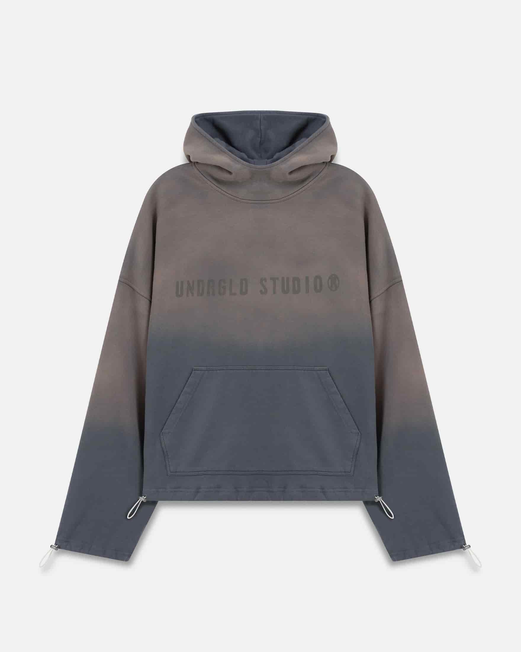 Spring Worn Logo Toggle Adjusted Hoodie Sandblast Gray - miniatura 1
