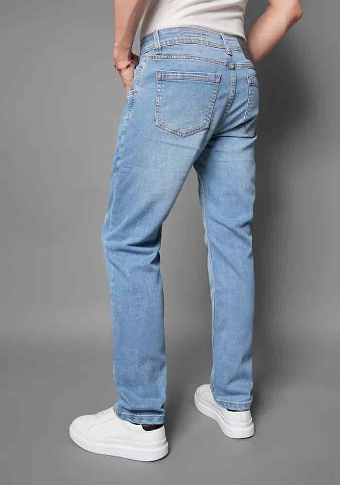Jean para Hombre 100% Original Thunder Color Azul Claro - miniatura 2