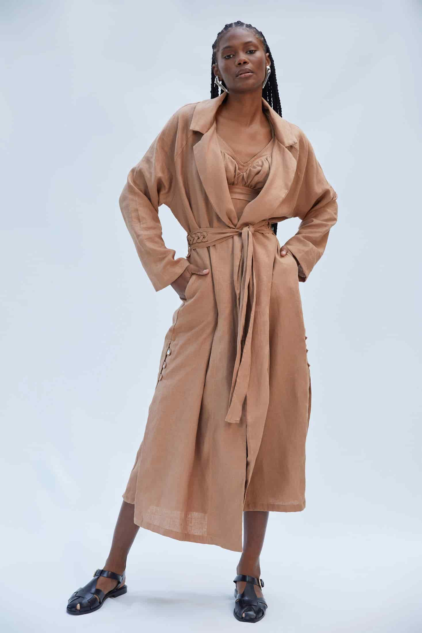DANI TRENCH UNISEX MOCCA - miniatura 1