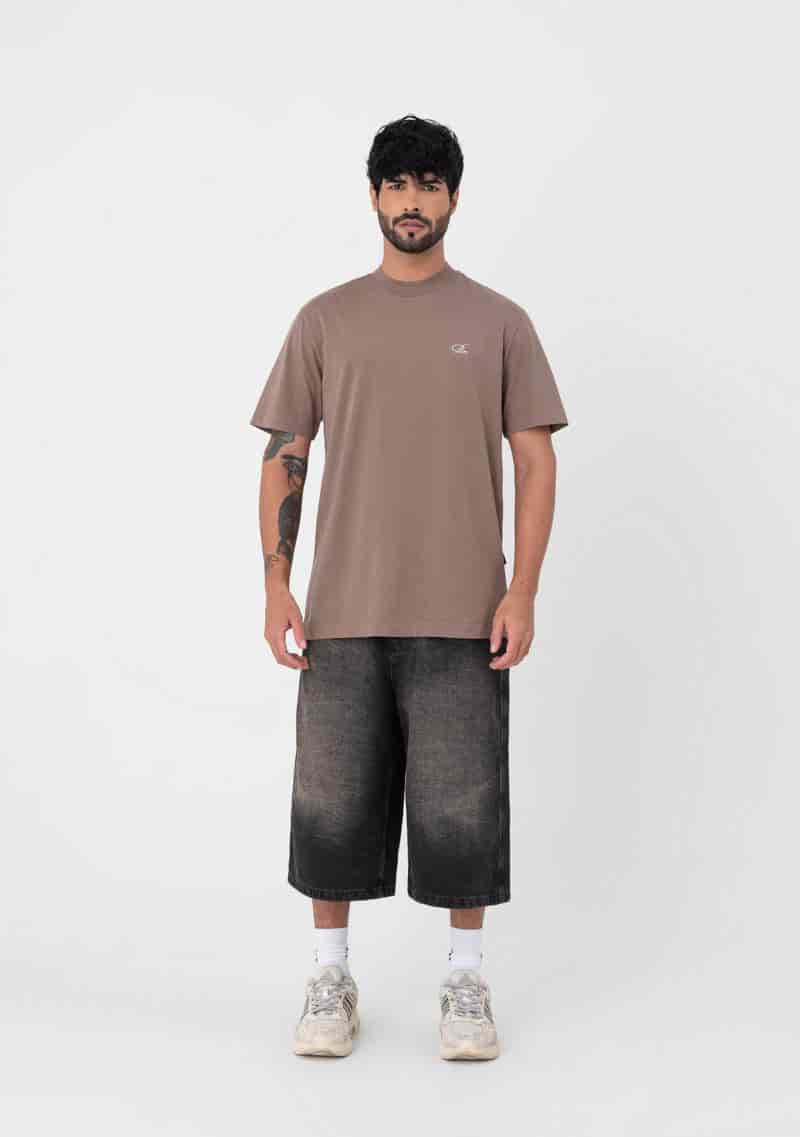 Atelier regular brown t-shirt - miniatura 4