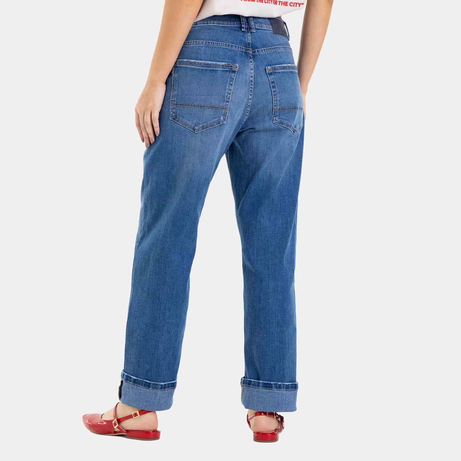 Straight Fit Jeans Mid Blue - miniatura 11