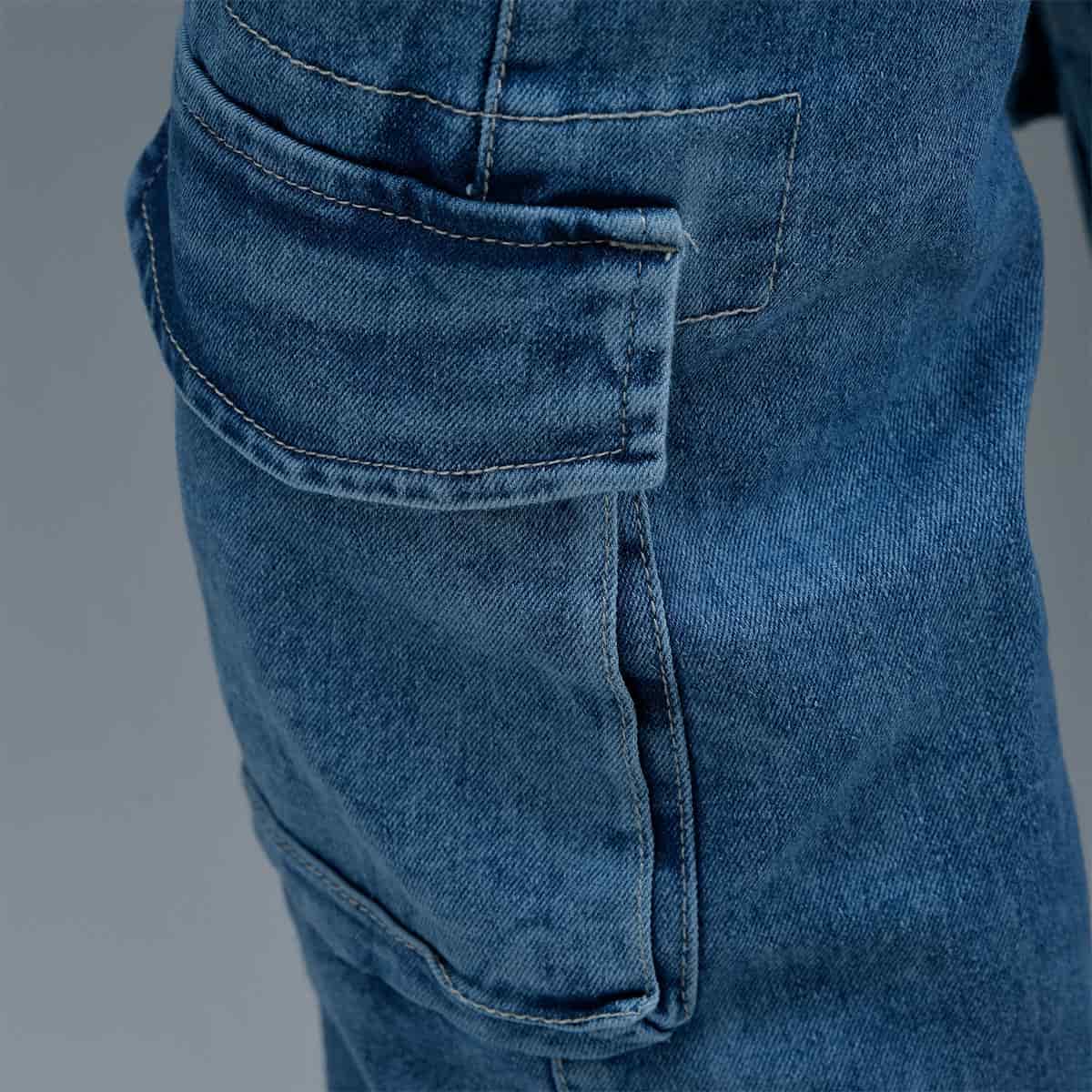 Jeans Cargo Azul Mujer - miniatura 8