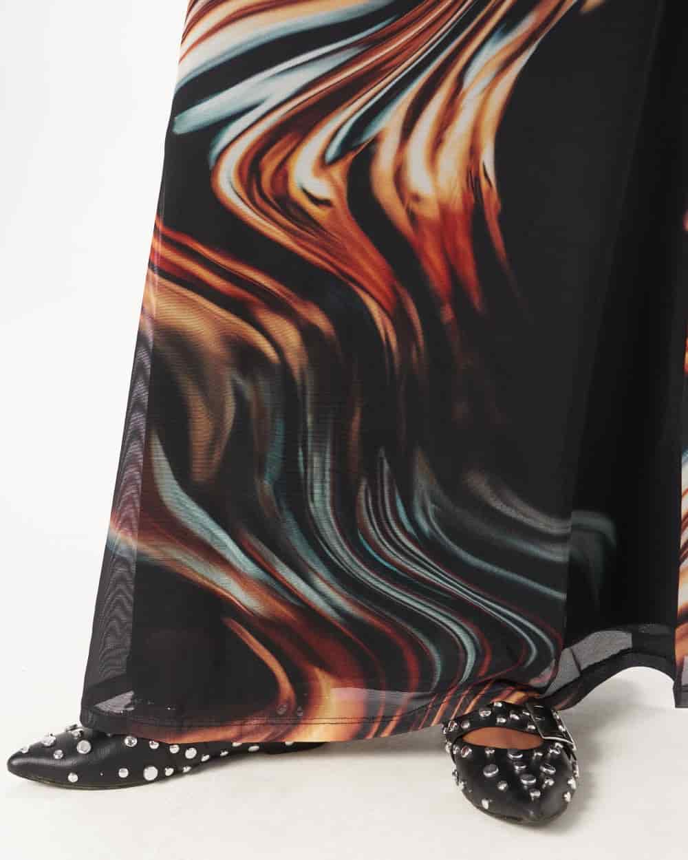 MESH MAXI SKIRT - miniatura 9