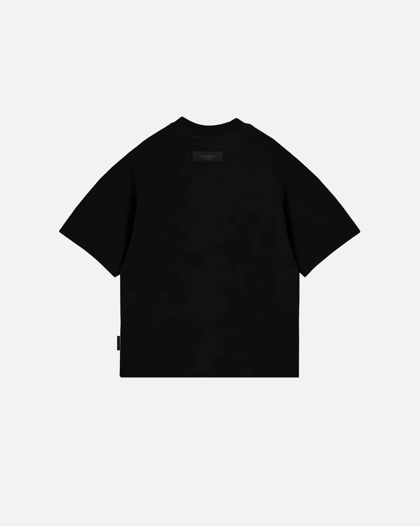 Basics Tiny Logo Boxy Fit Tshirt Black - miniatura 4