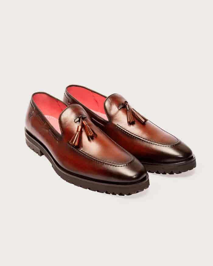 Mocasín Venetto Cognac Suela Ultraliviana - miniatura 2