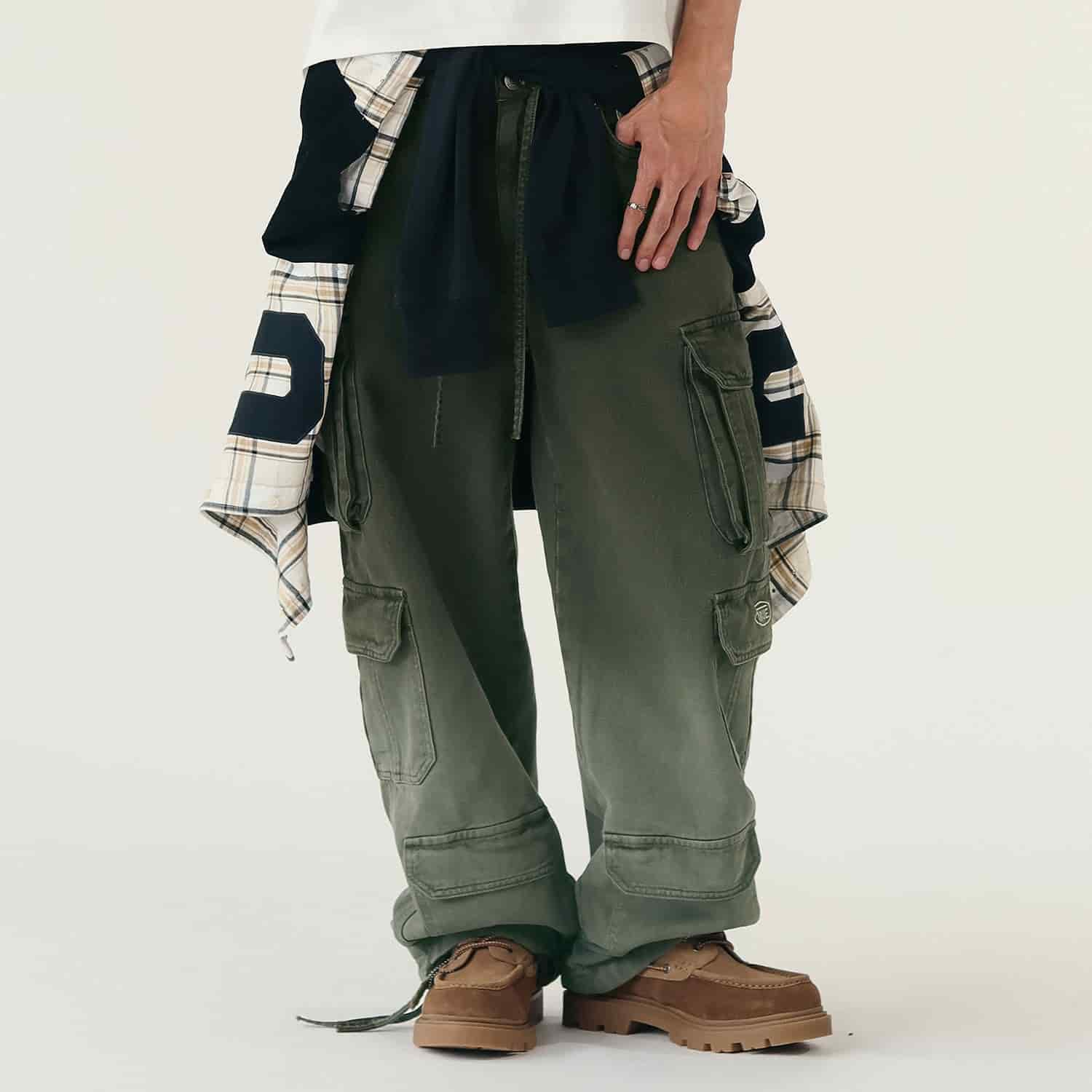 Utility Pocket Cargo Pants - Green - miniatura 2