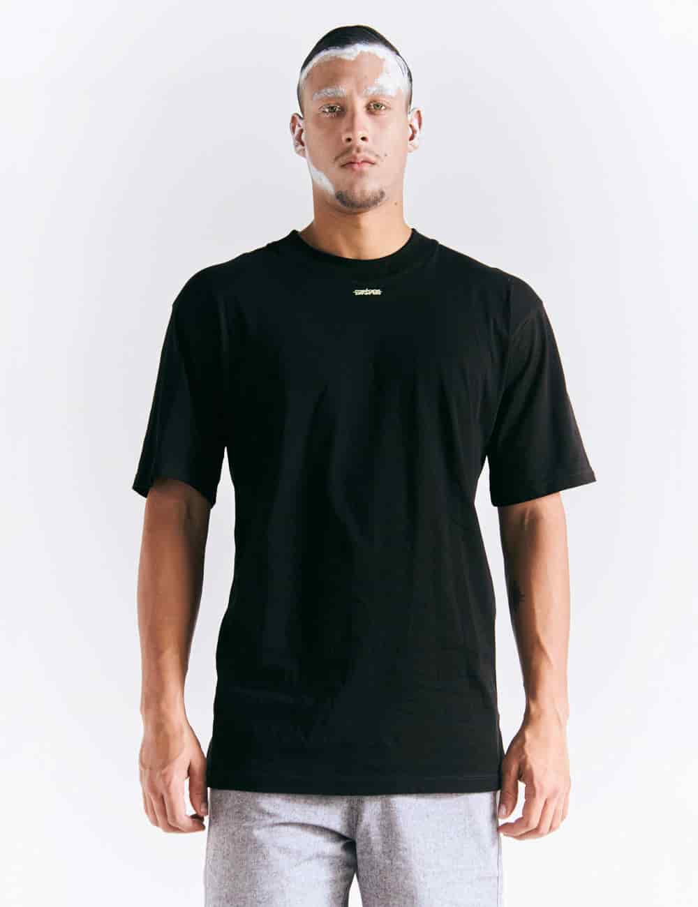 Camiseta Oversize Etéreo negro Hombre - miniatura 3