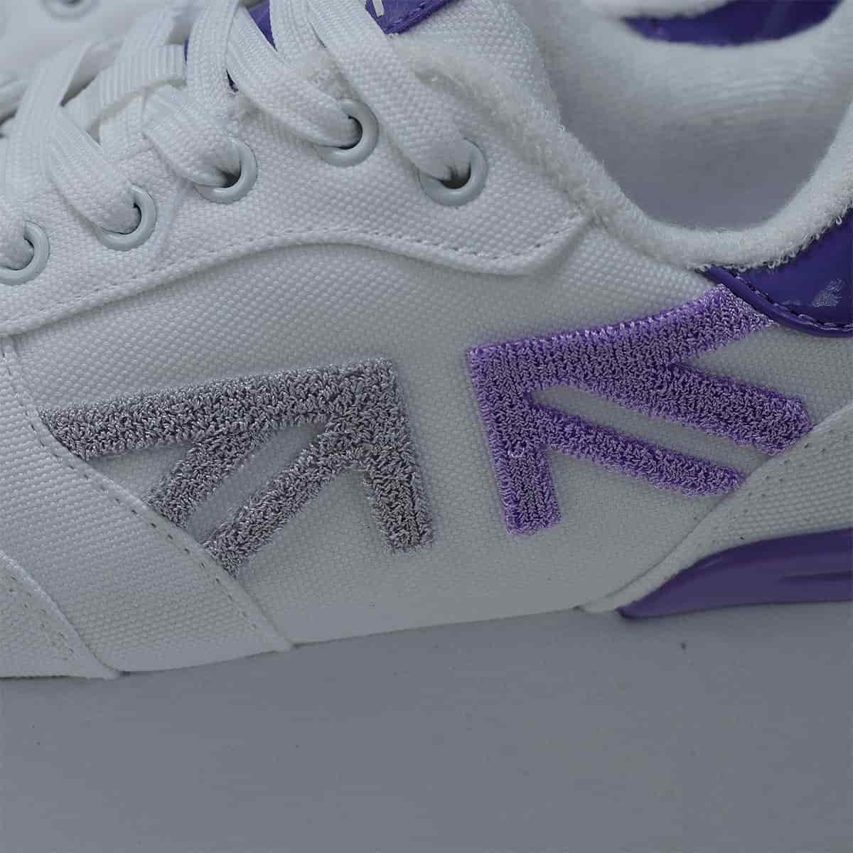 Tenis Blanco Morado Mujer - miniatura 6