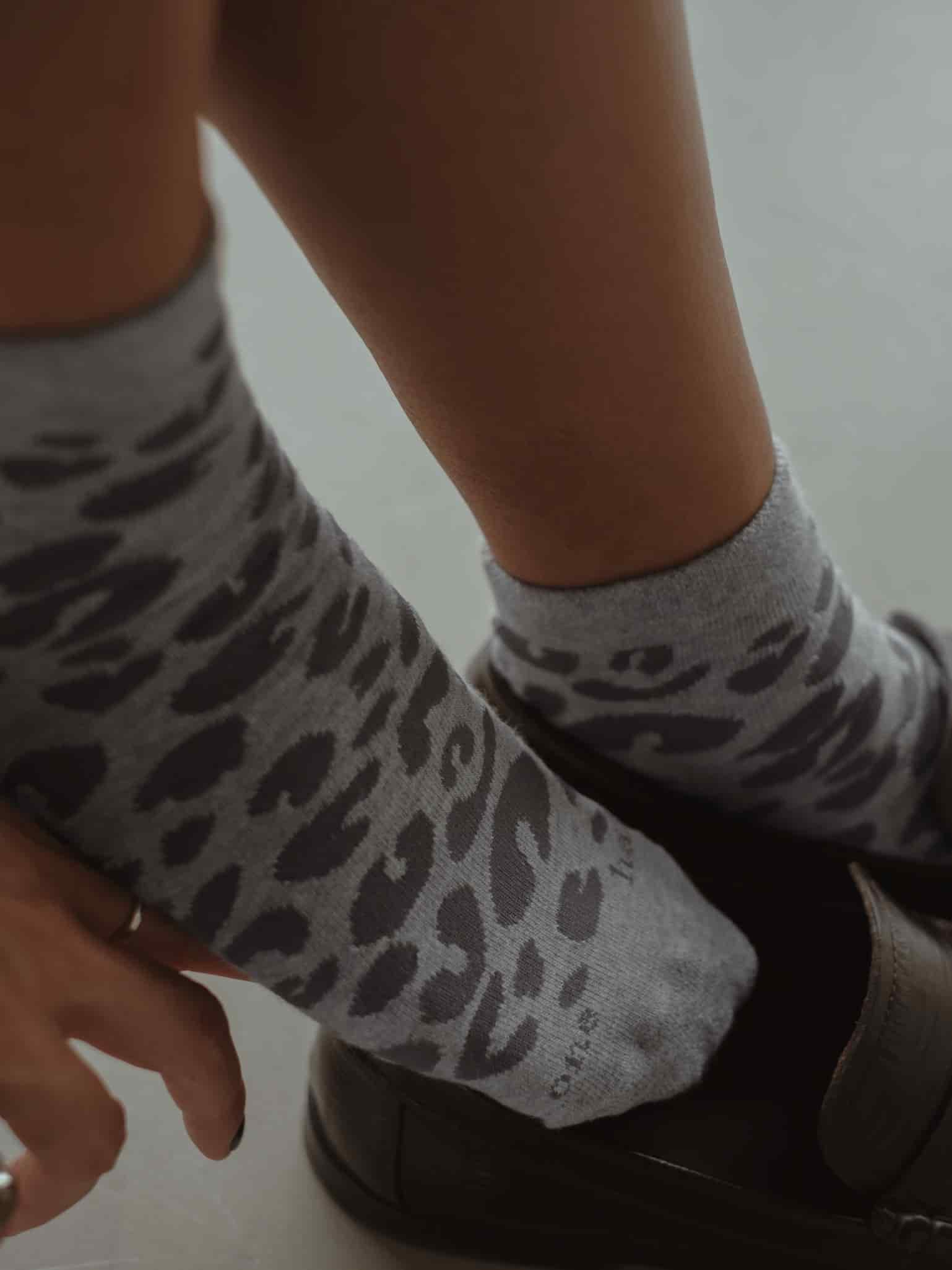 PRINT MIDI SOCKS PACK X2 - BLACK & GRAY - miniatura 2
