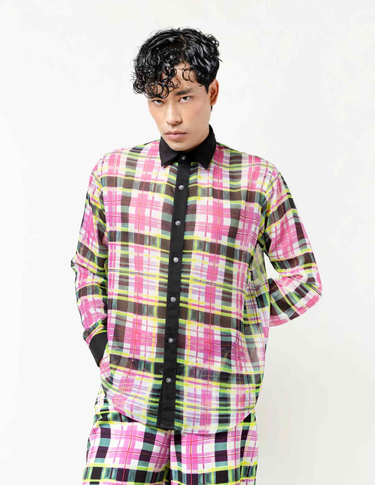 Camisa Manga Larga Unisex / Fase Neón - miniatura 1