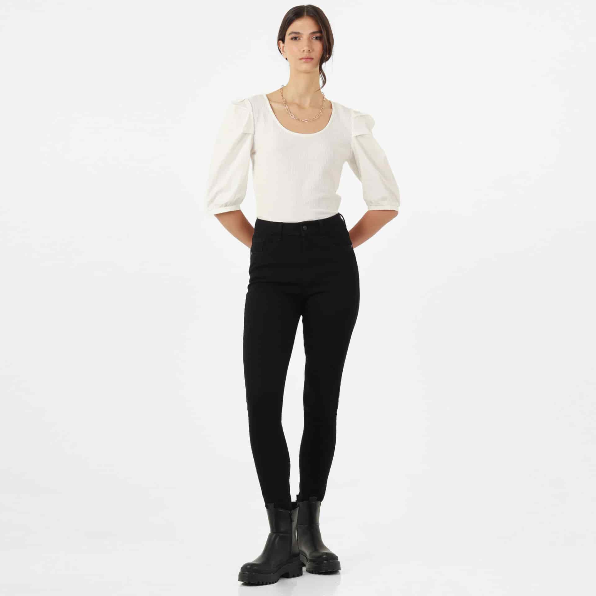 Blusa Cuello Redondo Manga 3Cuartos - miniatura 30