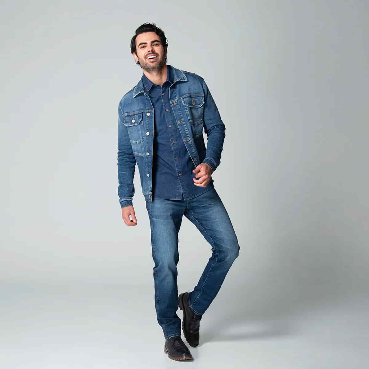 Chaqueta Denim Clasica Regular Italy - miniatura 2