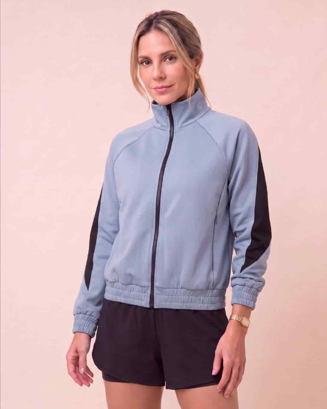 Chaqueta Evolution Mujer Azul Grisáceo - miniatura 6