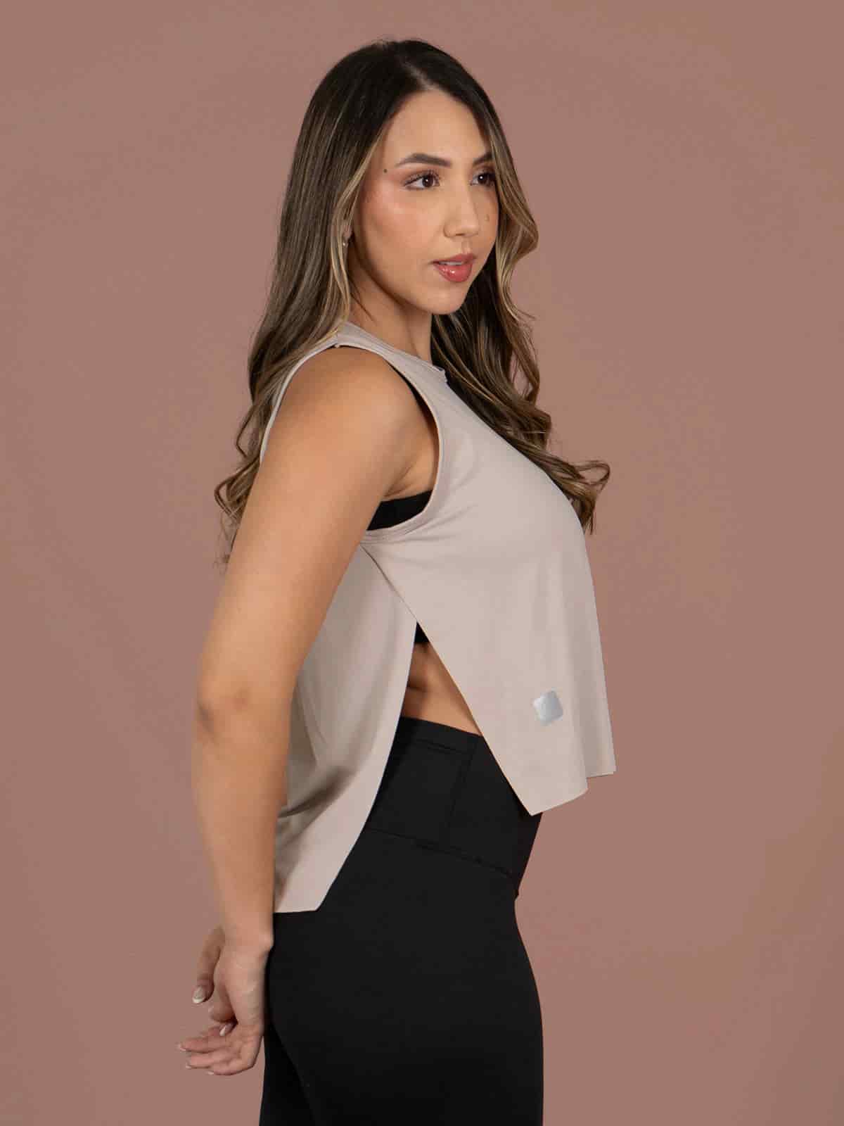 Blusa bonilla ibiza gray - miniatura 3