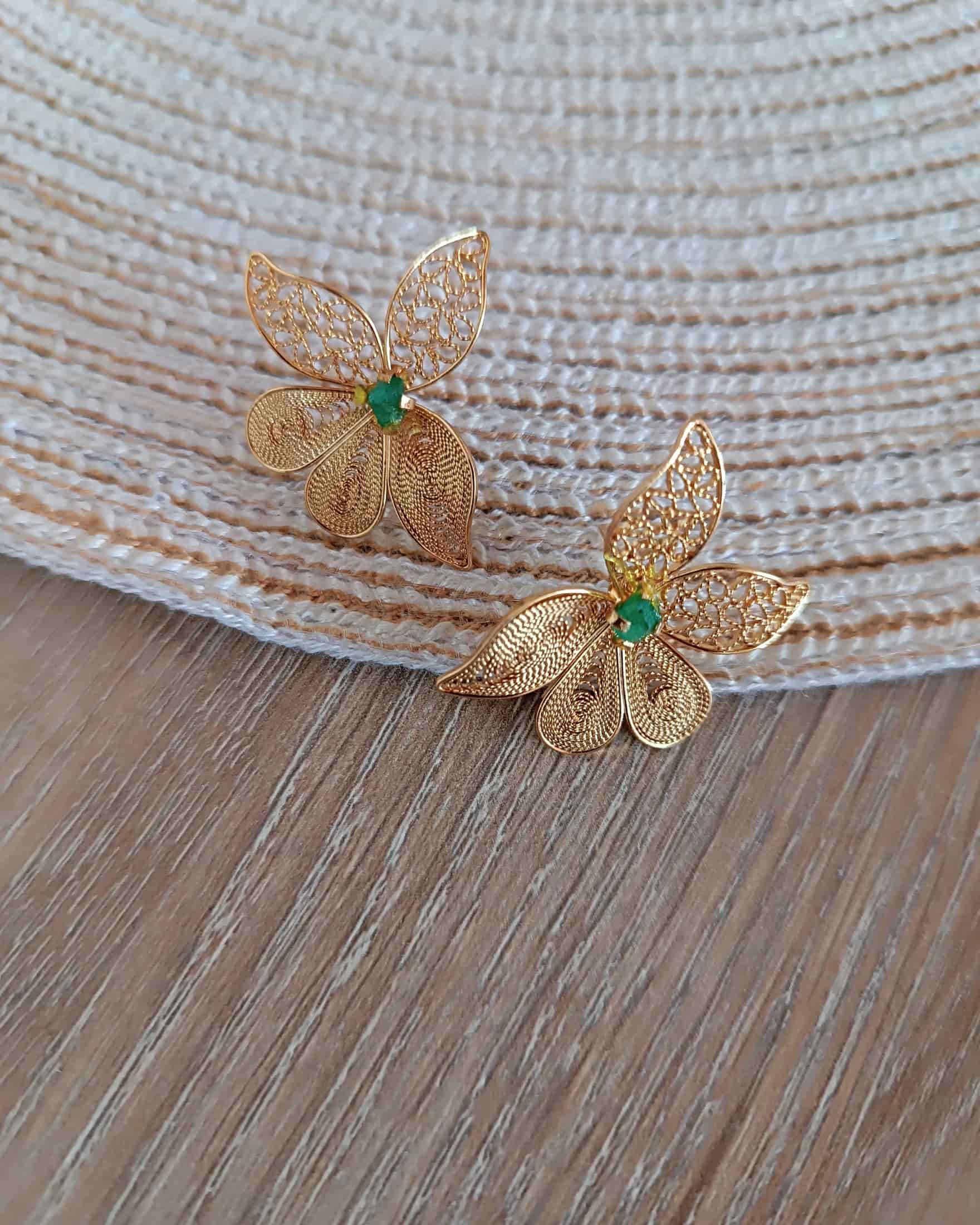 Aretes filigrana topo Imperial - miniatura 7