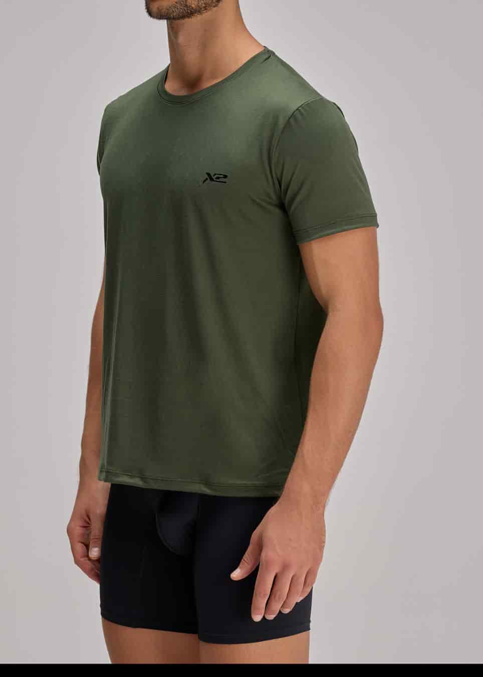 Camiseta Cuello Redondo Felicity Verde X2 - miniatura 2