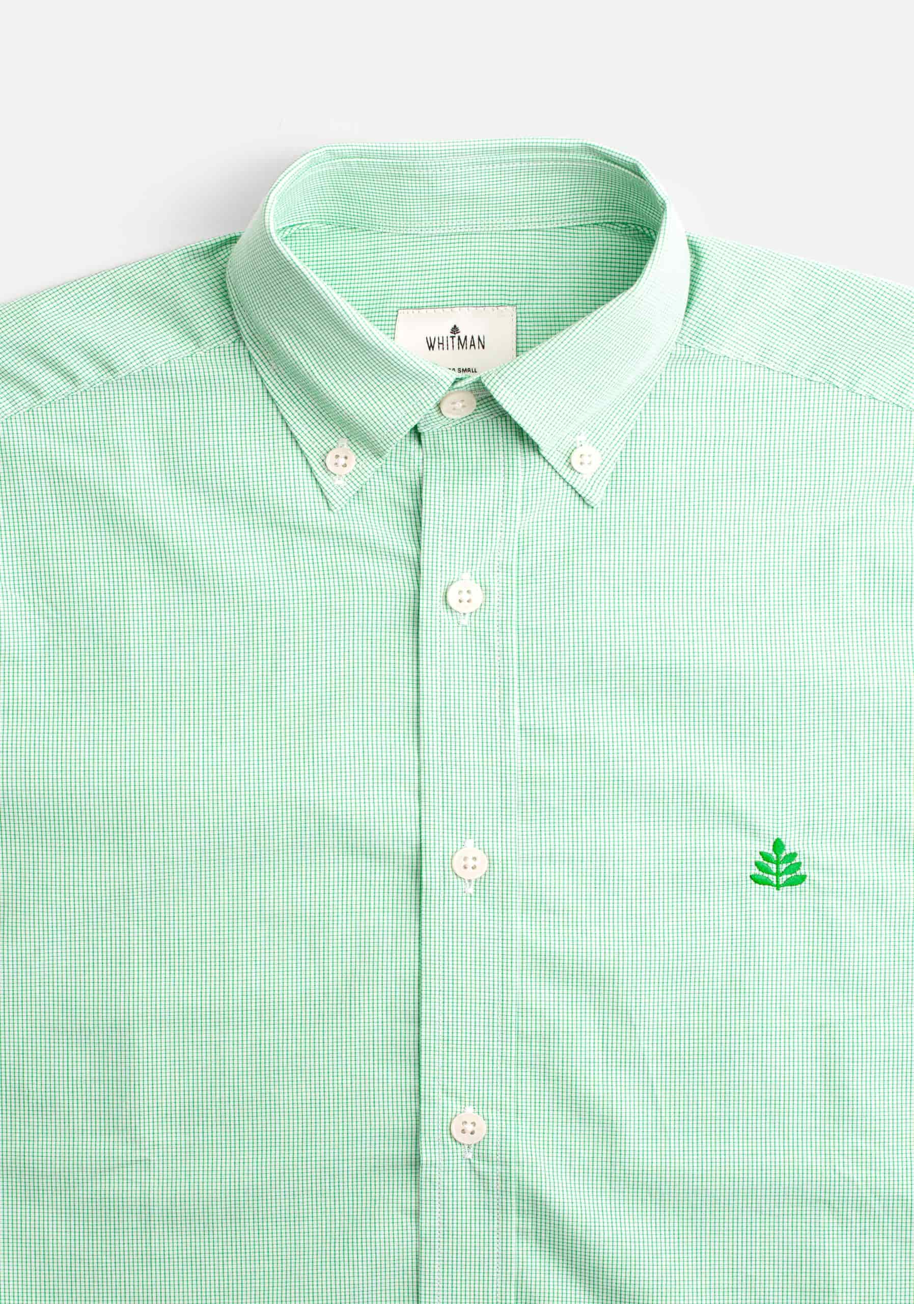Camisa H CBD Cuadros Peq L-Atn Verde Claro - miniatura 2