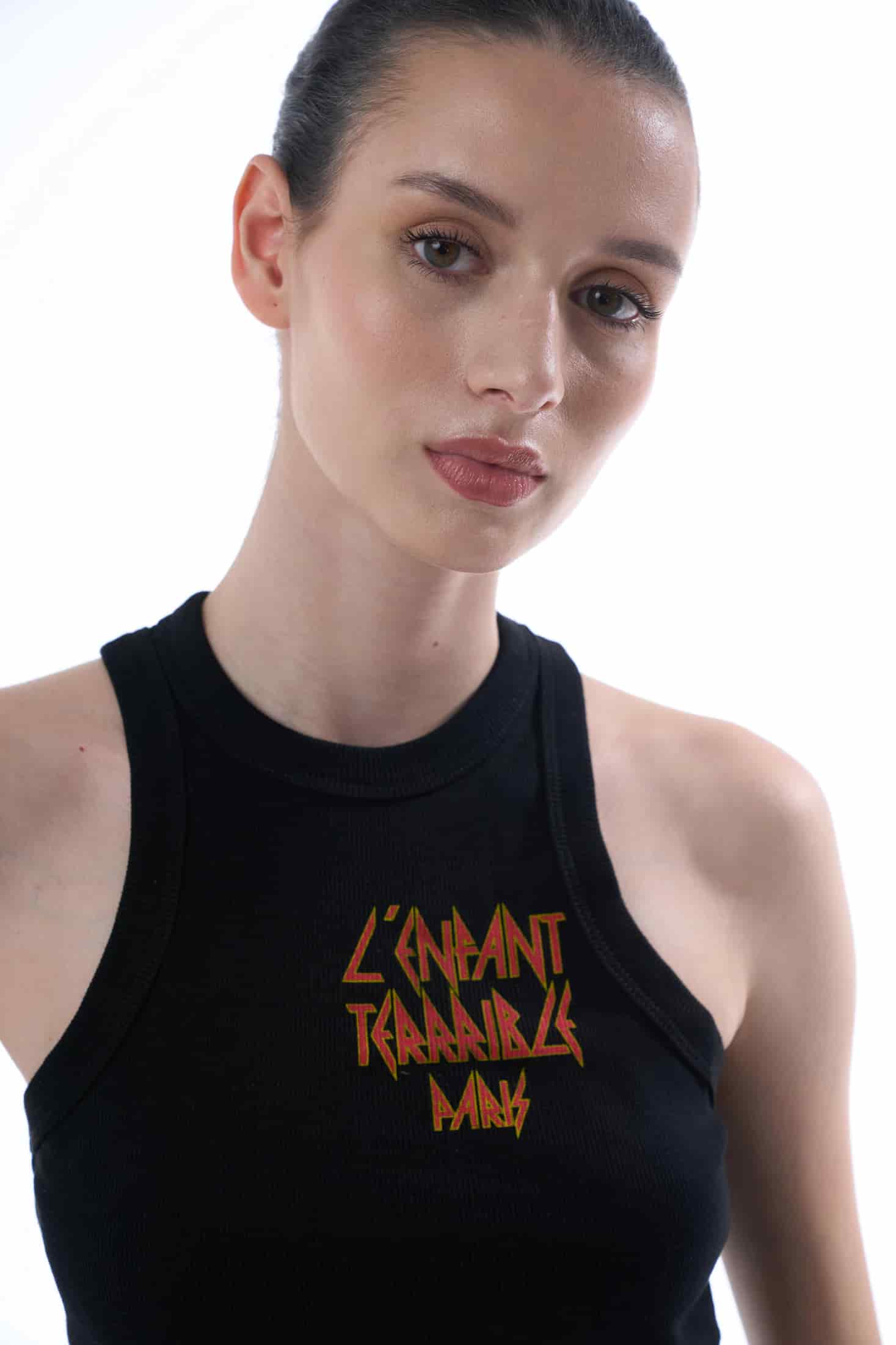 L'ENFANT BLACK WOMEN TANK TOP - miniatura 6
