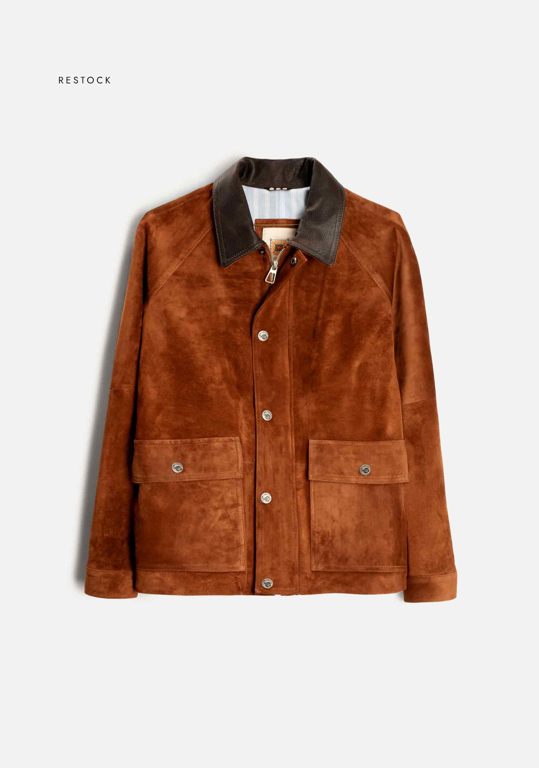 Chaqueta H Oia Gamuza Tabaco - miniatura 1