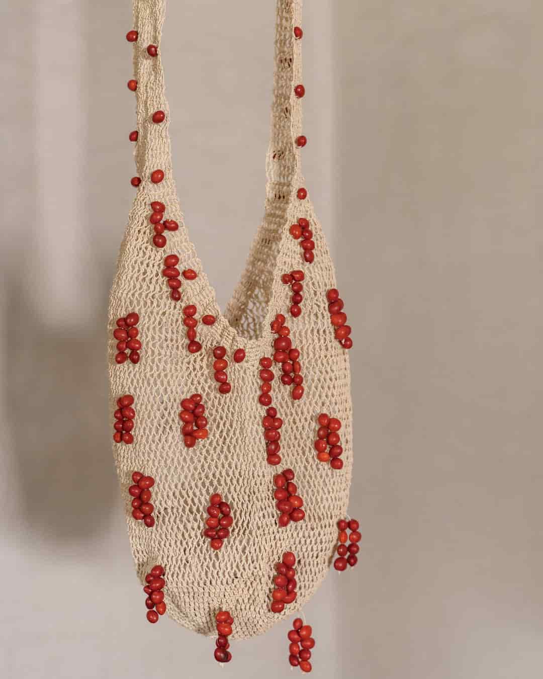 AYMA BAG IVORY-RED - miniatura 3