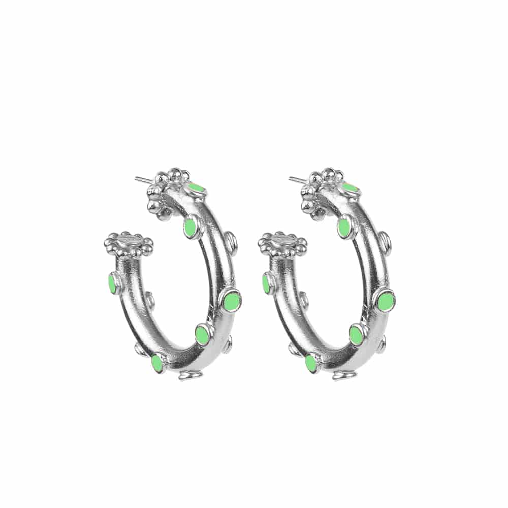 Candongas Trufa Baby Plata - miniatura 2