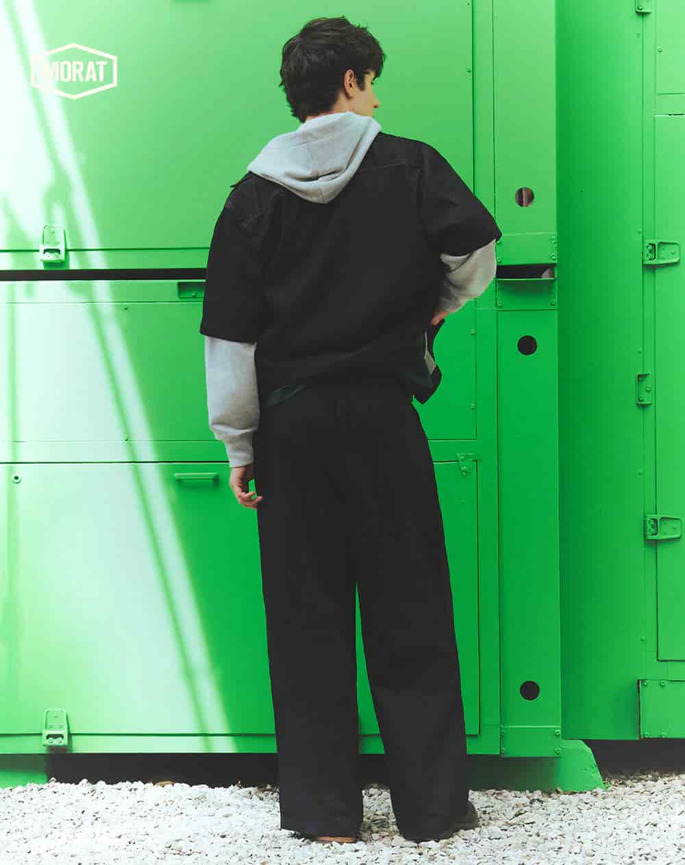 Pantalón sastre negro unisex GEF | MORAT - miniatura 2