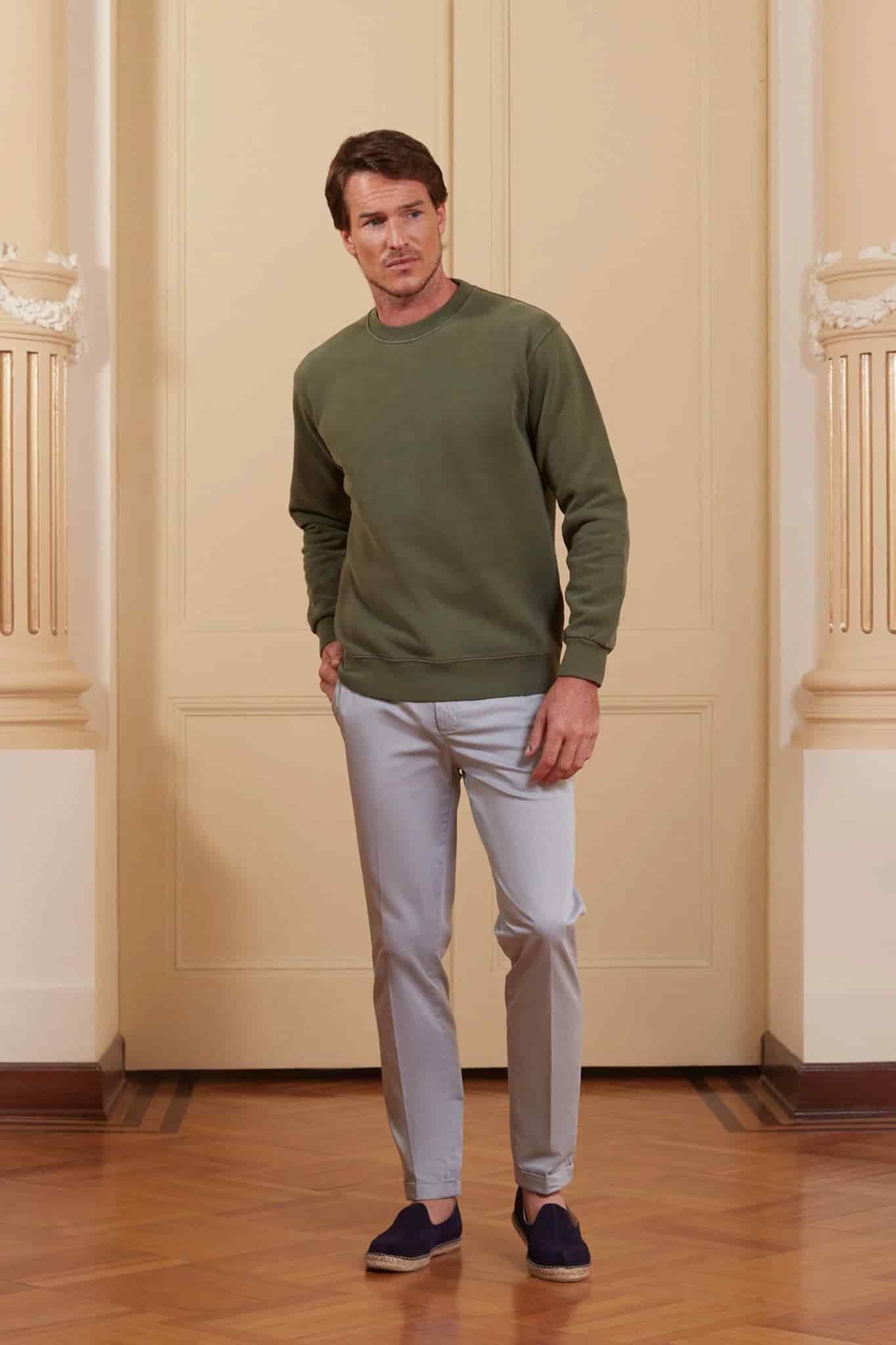 Men's milenario sweatshirt green - miniatura 2