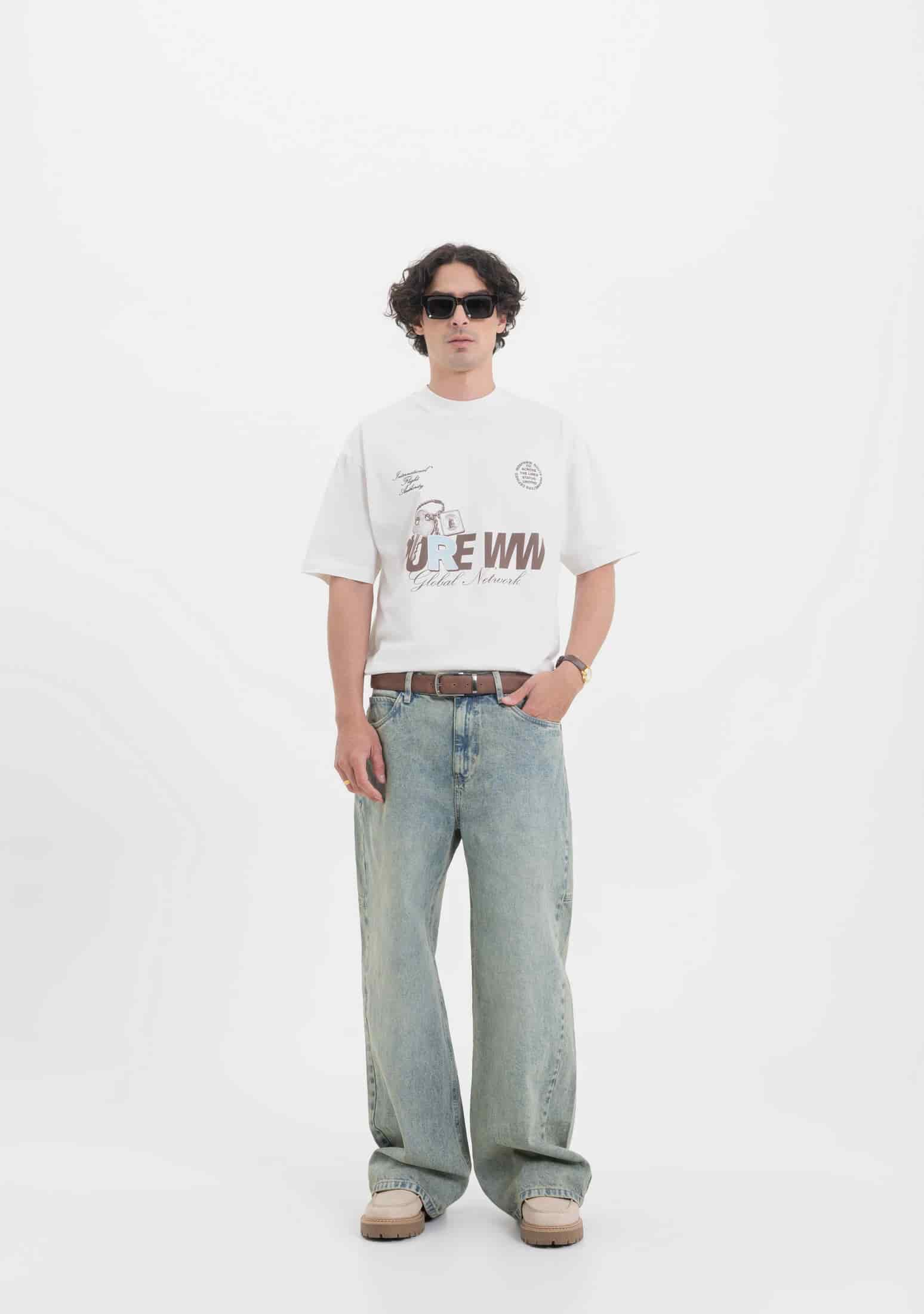 Across The Lines White Key T-Shirt - miniatura 5