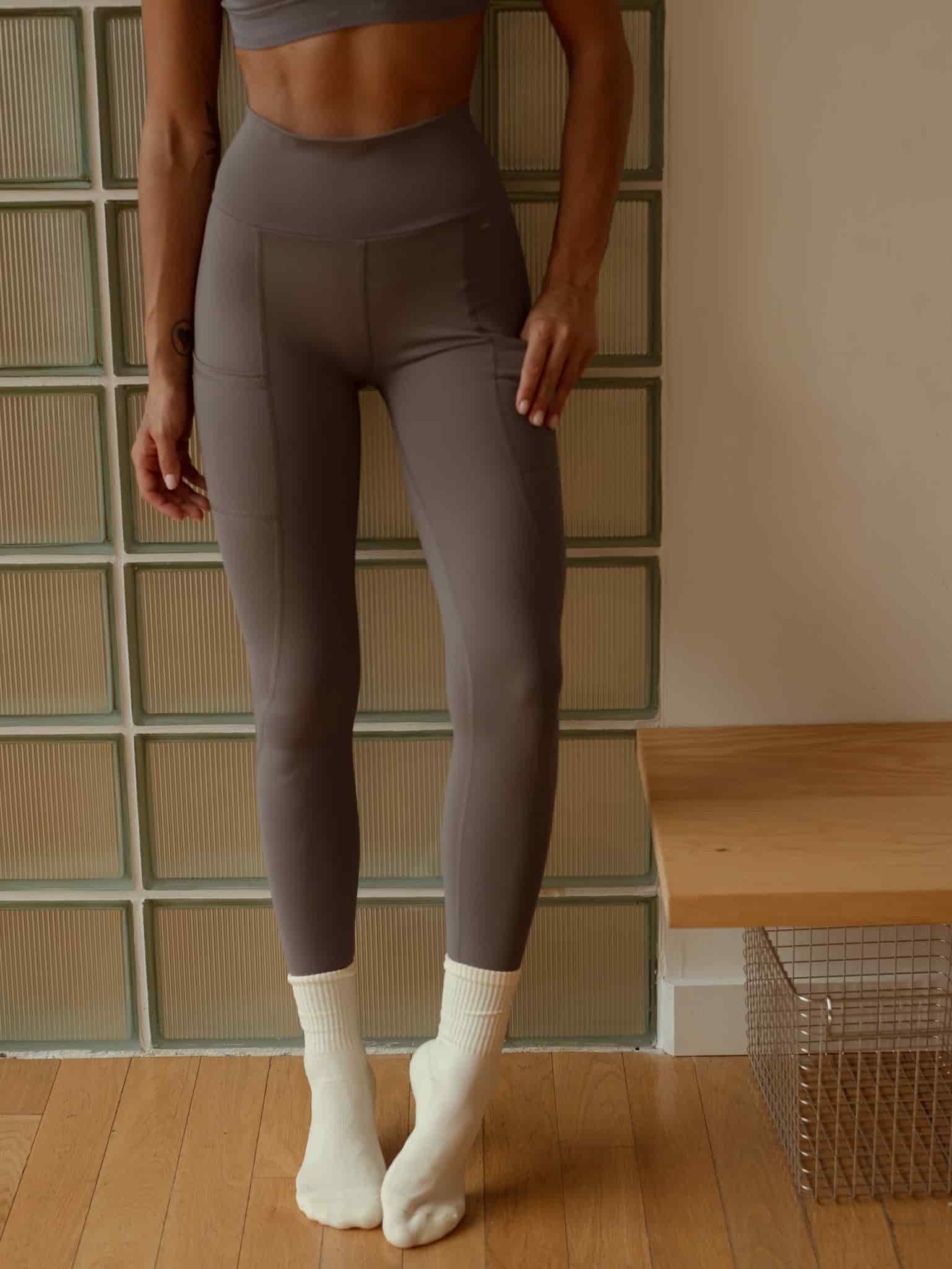 HIKING LEGGINGS - TAUPE - miniatura 1